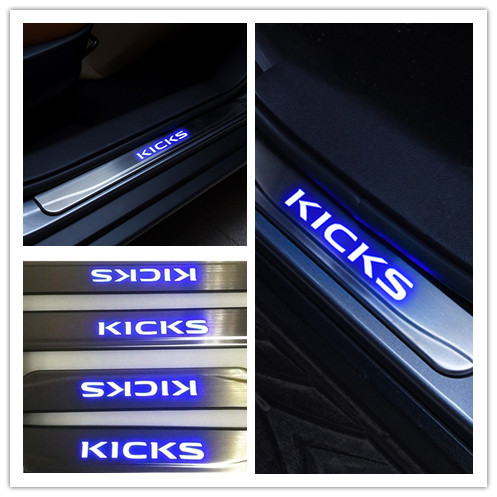 An individual welcome by your car: the illuminated door sill!